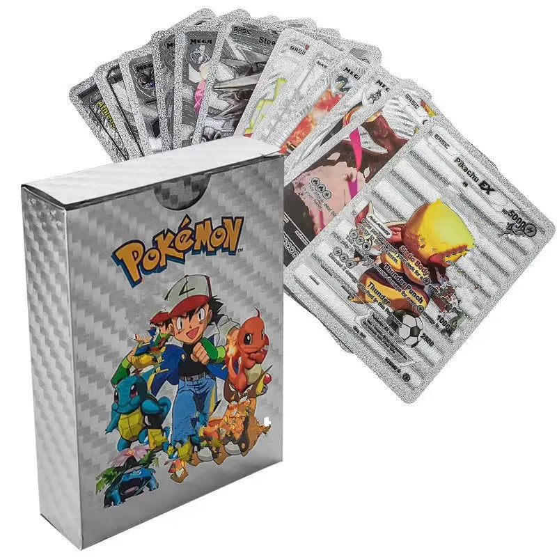 Pokemon Cards Pikachu Gold Silver Black Vmax GXCards 110